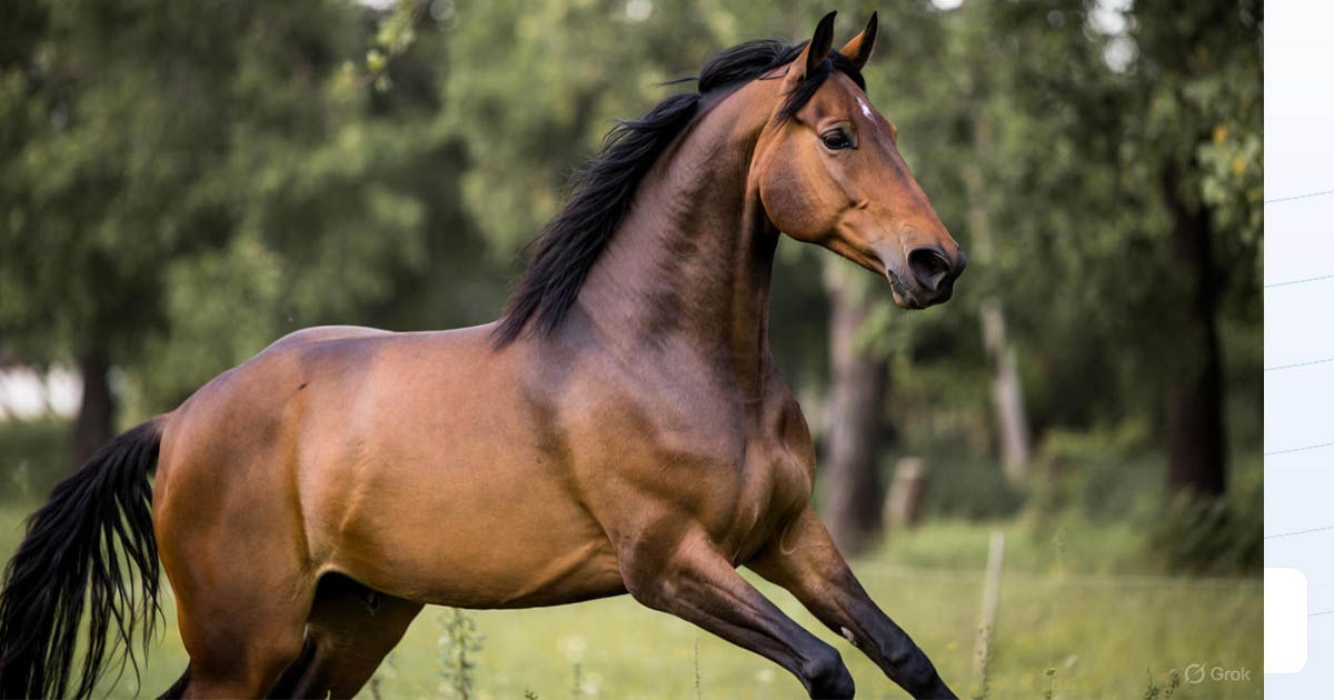 Horse in motion